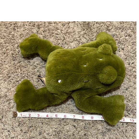 Flat Friends Frog Hand Puppet Made in Australia. - Picture 7 of 7